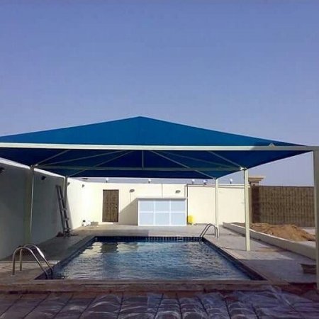تغطية مسابح المنازل والفلل والنوادي باقل تكلفه وافضل سعر