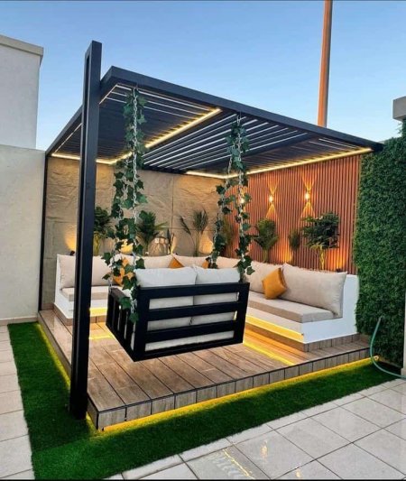 اشكال البرجولات الحديدية بالرياض بأحدث التصميمات 